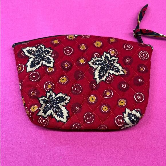 Vera Bradley Red Coin Cosmetic Bag - Picture 2 of 5